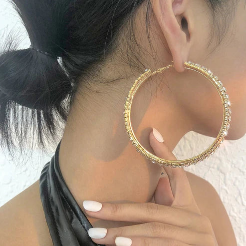 European And American Style Simple Big Ear Ring Women